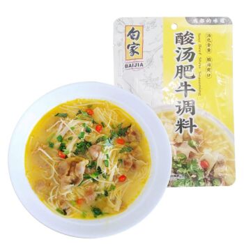 白家 酸汤肥牛调味料 160g