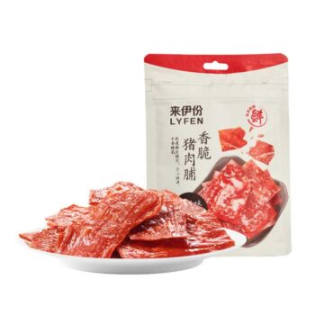 【香酥味 薯片脆感】来伊份 猪肉脯35g