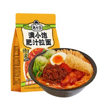 【双十一早鸟】【橙袋】满小饱 肥汁拉面 300g
