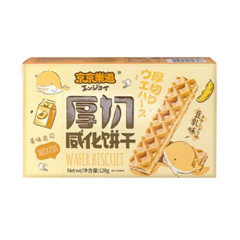 【豆乳味】京京乐道 厚切威化饼干 128g