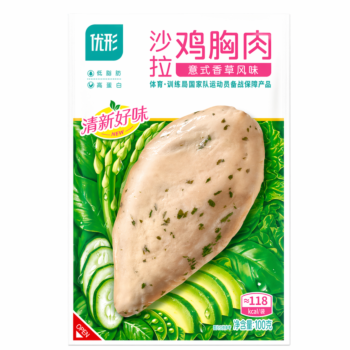 优形 沙拉鸡胸肉 意式香草风味 100g