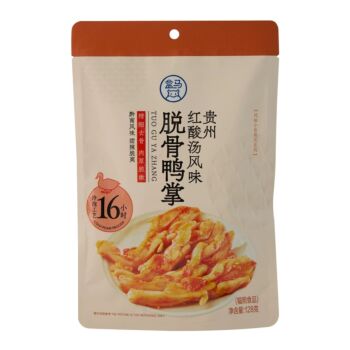 【贵州红酸汤风味】盒马 脱骨鸭掌 128g