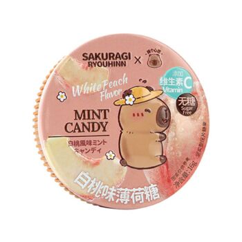 【白桃味】卡皮巴拉 薄荷糖 16g