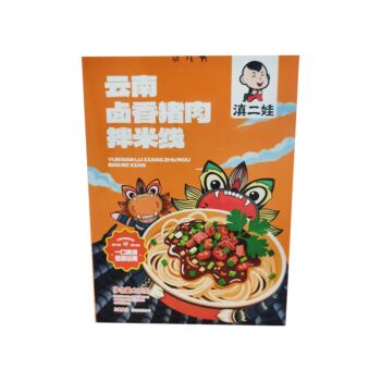 滇二娃 云南卤香猪肉拌米线 266g