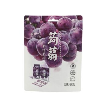 【葡萄味】来伊份 蒟蒻果汁果冻 120g