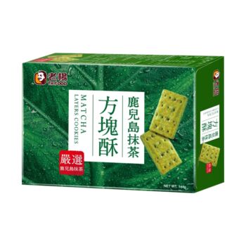 【抹茶】老杨 方块酥 144g