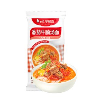白象 番茄牛腩面 322g