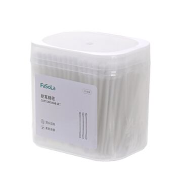 FaSoLa 家用挖耳棉签双头 200支