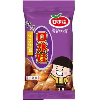 口水娃 五香味兰花豆 86g