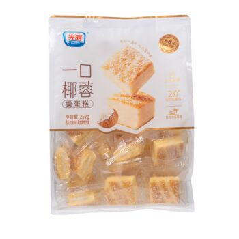 光明 一口椰蓉嫩蛋糕 252g