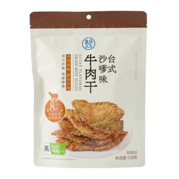 盒马 台式沙嗲味牛肉干 128g