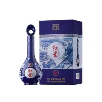 【蓝花十五】红星二锅头 清香型白酒 52°500ml