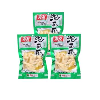 【3包特惠】（减辣)【80g】有友 泡椒凤爪