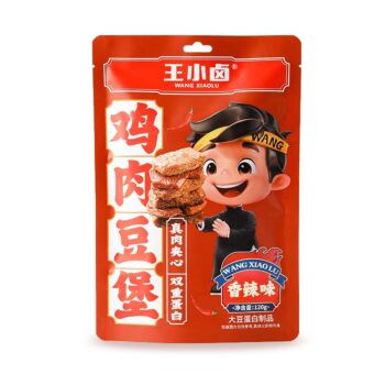【双十一早鸟】【香辣味】王小卤 鸡肉豆堡 120g