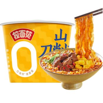 【桶装】拉面范 山西刀削面 卤香炖肉味 102g