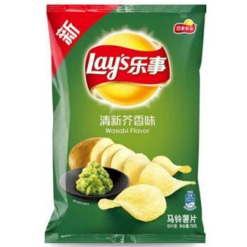 乐事 清新芥香味 薯片 70g