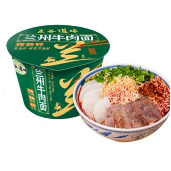 【桶装】五谷道場 兰州牛肉面 115g