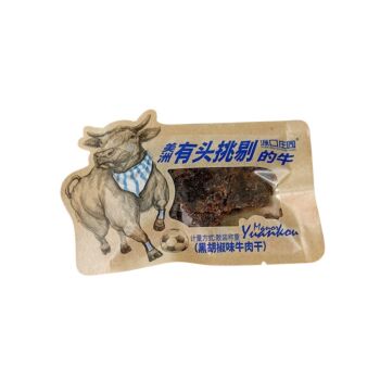 【黑胡椒味】源口庄园 牛肉干 25g