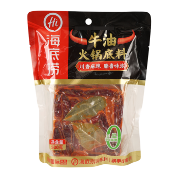 【麻辣】海底捞 牛油火锅底料 500g