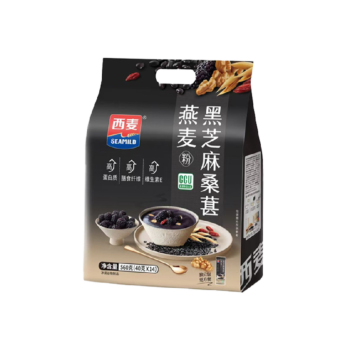 西麦 黑芝麻桑葚燕麦粉 560g