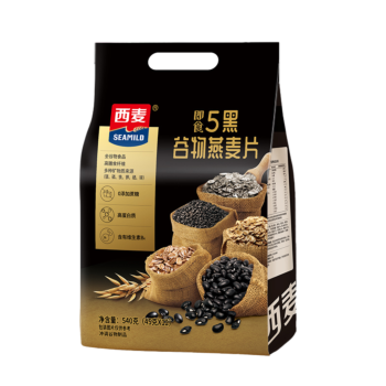 西麦 5黑谷物燕麦片 540g