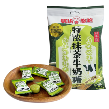 【年货节】悠哈 特浓抹茶牛奶糖 103g