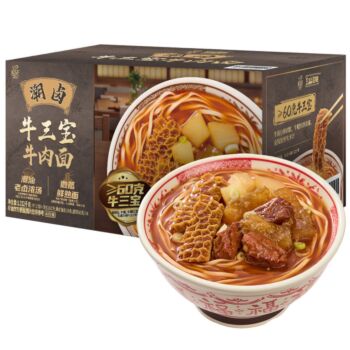 【山姆直采】潮卤 牛三宝牛肉面 1.032kg