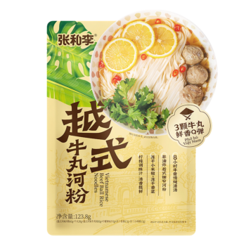 张和李 越式牛丸河粉 123.8g
