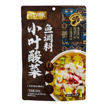 有言有味 小叶酸菜鱼调料 200g