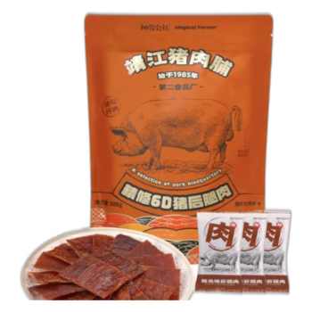 【开市客直采】神农公社 靖江猪肉脯 508g