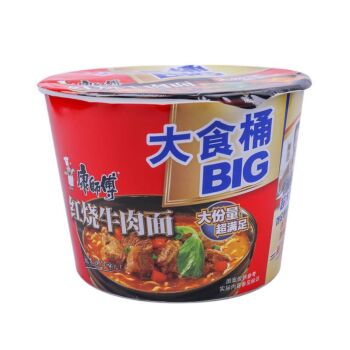 【Big大食桶】康师傅 红烧牛肉面 144g
