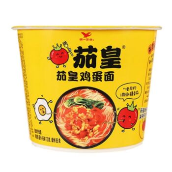 【桶装】统一 茄皇鸡蛋面 127g