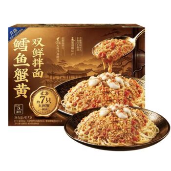 【山姆直采】饪掌门 鳕鱼蟹黄双鲜拌面 915g
