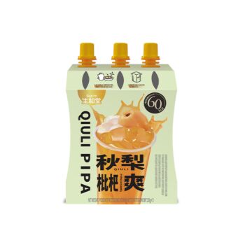 【3袋装】秋梨枇杷 生和堂 吸吸果冻 450g