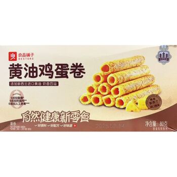 良品铺子 黄油鸡蛋卷 80g