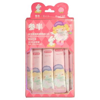 【桃气乌龙】参半 益生菌清新便携漱口水 20条