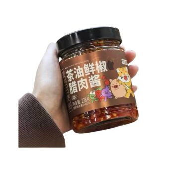 甜老虎 茶油鲜椒腊肉酱 238g
