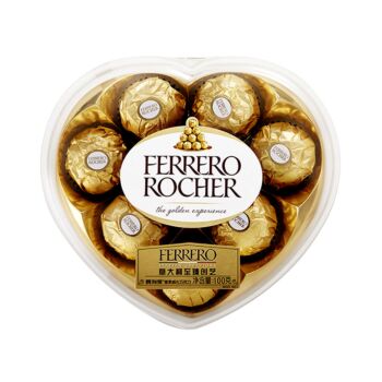 【年货节】【心型】费列罗 榛果威化巧克力 100g