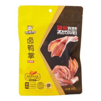 【年货节】【小包】周黑鸭 卤鸭掌 88g