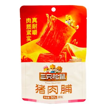 三只松鼠 猪肉脯 60g